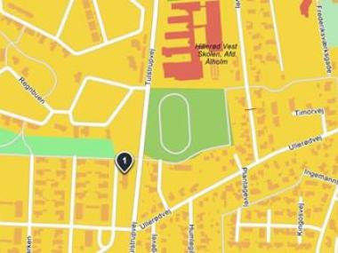 Her er et billede af Georgs Vugges belligenhed